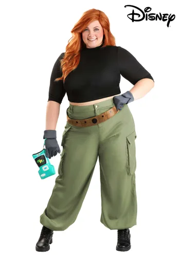 Vista 12 de Disfraz Deluxe de Disney Kim Possible para Mujer Talla Plus Multicolor