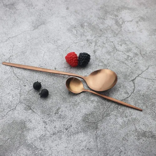 Vista 7 de JASHII Juego de cubiertos de acero inoxidable de 24 piezas, juego de cubiertos de servicio para 6, utensilios para cocina, aptos para lavavajillas