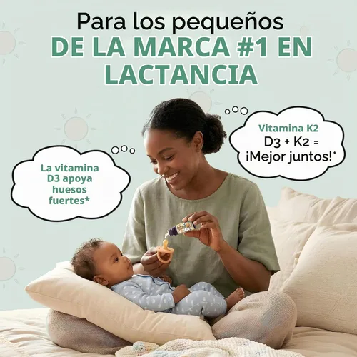 Vista 4 de Legendairy Milk Gotas líquidas orgánicas de vitamina D3 K2 para bebés, 400 UI de gotas de vitamina D para bebés para infantes – Vitamina D