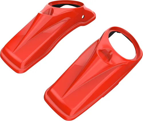 Vista 43 de Tapas para bocinas de motocicleta aptas para 2014+ Harley Touring Hard Saddle Bags - Whisky ámbar, 8 pulgadas Amber Whiskey