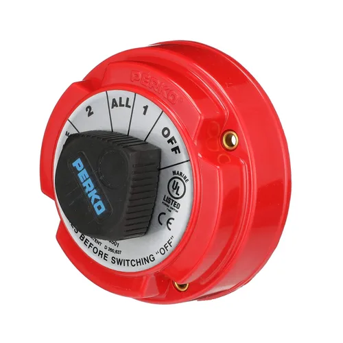 Vista 3 de Seachoice Interruptor de selección de batería, desconectar el aislador de corte, doble, 12 -50V