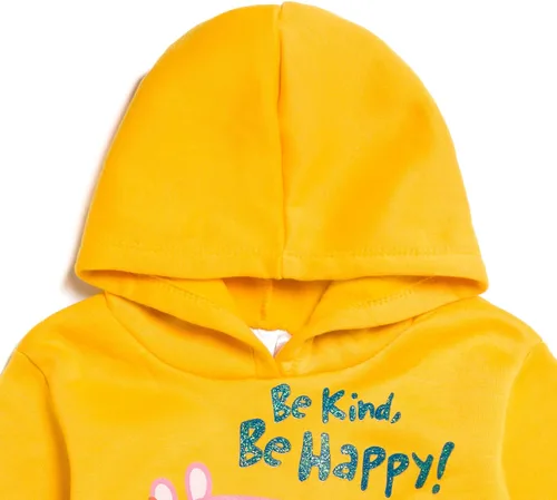 Vista 6 de Peppa Pig Conjunto de sudadera con capucha y leggings de forro polar para niñas pequeñas y grandes
