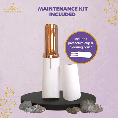 Vista 6 de Bella Ciao Dispositivo de depilación facial para mujeres, blanco, productos de belleza precisos y suaves para el cuidado personal para damas