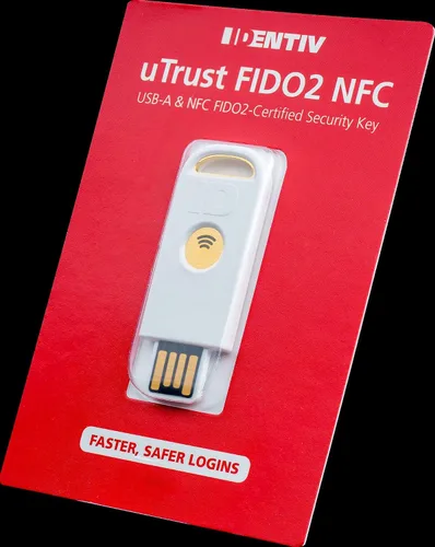 Vista 2 de Identiv uTrust FIDO2 NFC Clave de seguridad USB-A (FIDO, FIDO2, U2F, WebAuth)