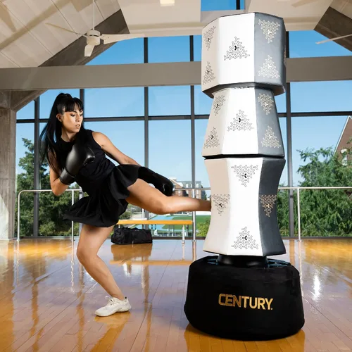 Vista 7 de Century Wavemaster 2XL Pro Vario - Saco de boxeo independiente para adultos Múltiples superficies llamativas y dos tipos de espuma Bolsa