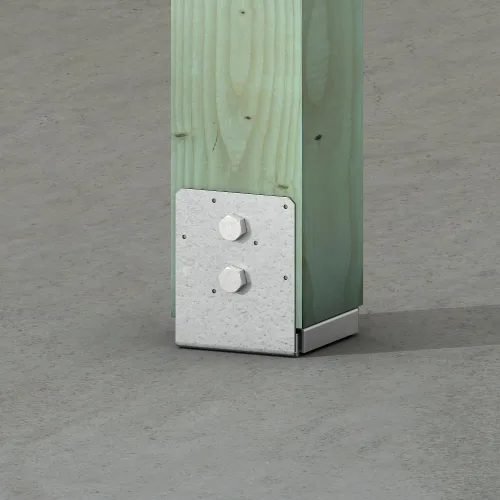 Vista 4 de Simpson Strong Tie Z-MAX base de suspensión, ABU66Z