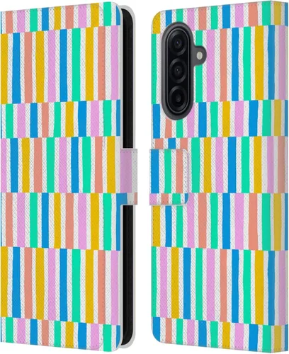 Vista 197 de Head Case Designs Officially Licensed Ninola Brushstrokes Multi Colorful Leather Wallet Case Compatible with Samsung Galaxy A07 4G