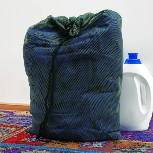 Vista 4 de BlackCanyon Outfitters BCOMLBGN Bolsa de lavandería de malla para universidad o delicados, 22 x 32 pulgadas, portátil, artículos esenciales