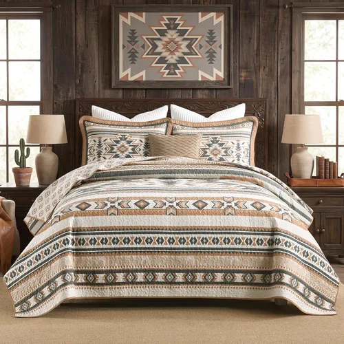 Vista 12 de Y-PLWOMEN Colcha tamaño Queen – Colcha reversible de 100% algodón a rayas estilo granja, ligera, acogedora y moderna, ropa de cama de campo para Azul