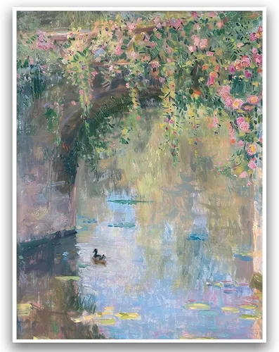 Vista 10 de Imágenes de flores en acuarela, arte de pared de flores de tulipán, impresión botánica moderna, elegante póster floral de mercado, arte de pared