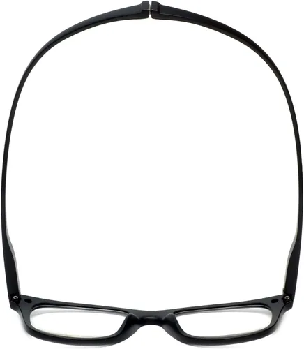 Vista 4 de Magz Chelsea - Lentes de lectura magnéticos cuadrados clásicos para hombres y mujeres, lectores de puente magnético frontal a presión Lentes