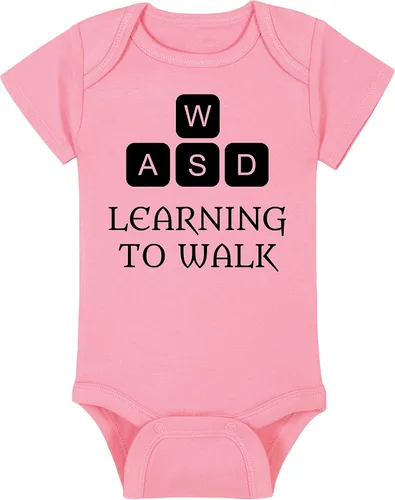Vista 10 de Learning To Walk WASD - Gaming Baby Onesie - Hat - Blanket - Bib Package Combinations