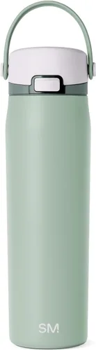 Vista 25 de Simple Modern Mesa Sport Botella de Agua con Tapa de Sorbo Cubierta Botella de Acero Inoxidable Aislada de 24oz Compatible con Portavasos