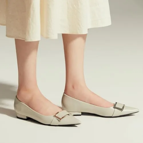 Vista 5 de C.Paravano Zapatos planos para mujer Zapatos planos para mujer Zapatos planos sin cordones Zapatos planos de ballet para mujer Zapatos planos