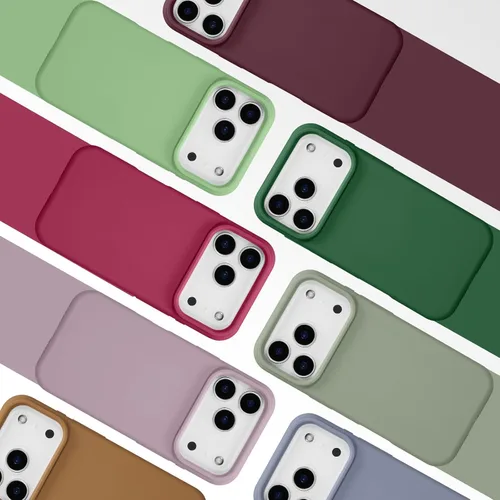 Vista 28 de Funda magnética de silicona para iPhone 13 Pro, color blanco antiguo [Compatible con Magsafe] [Forro de microfibra suave antiarañazos], funda