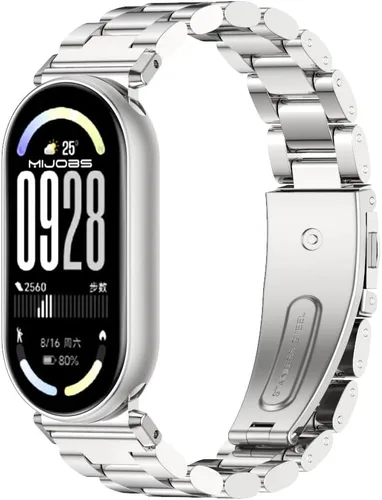 Vista 13 de Correa para Xiaomi Mi Band 10/9/8, Correa de Reemplazo Transpirable para Mi Fit Band 9, Correas de Pulsera Inteligente, Pulsera de Tobillo para Negro