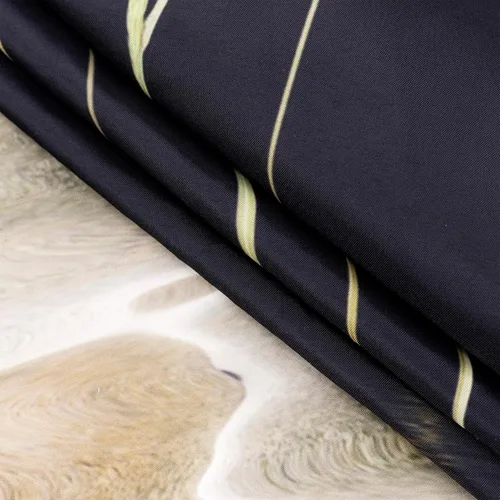 Vista 5 de LB Cortina de ducha asiática de piedra zen, cortina de ducha japonesa para baño, cortinas de baño de tela negra de 48 x 72 pulgadas con ganchos