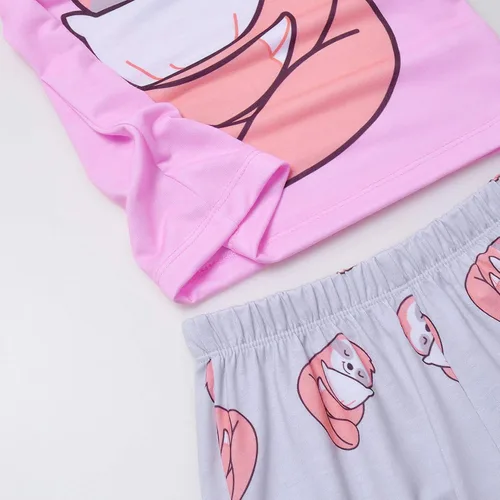 Vista 5 de CHILDRENSTAR Conjuntos de pijama para niñas y niños, pijamas de verano de algodón de manga corta