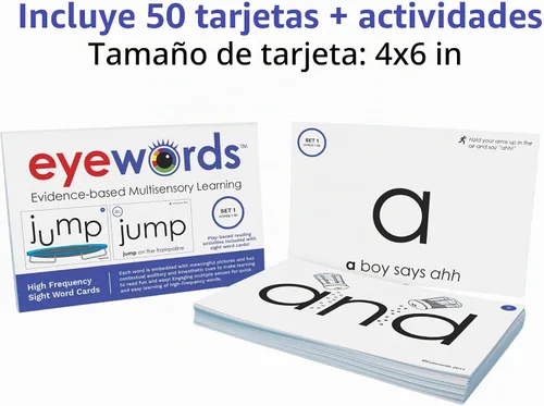 Vista 2 de Sight Word & Phonics Flash Cards, Set 1, Pre-K a Grado 3