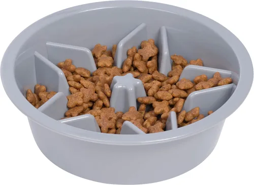 Vista 13 de Leash Boss Tazones de Alimentación Lenta para Perros - 1.5 Tazas, Cuenco de Comida para Perros Tipo Rompecabezas con Orificios de Alimentación, Se