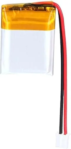 Vista 2 de 3.7V 200mAh 602025 Lipo paquete de iones recargable con conector JST 1pcs