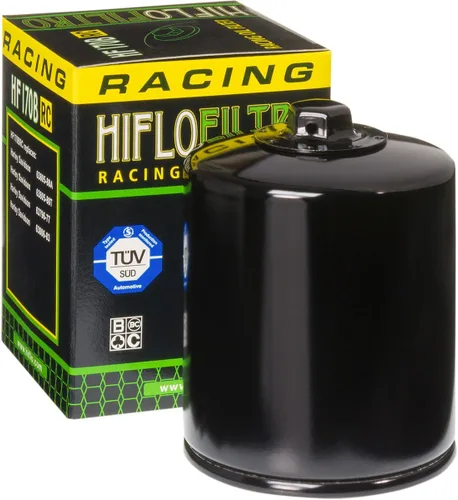 Vista 7 de HiFloFiltro HF170CRC-2 - Filtro de aceite cromado RC de alto rendimiento prémium, paquete de 2