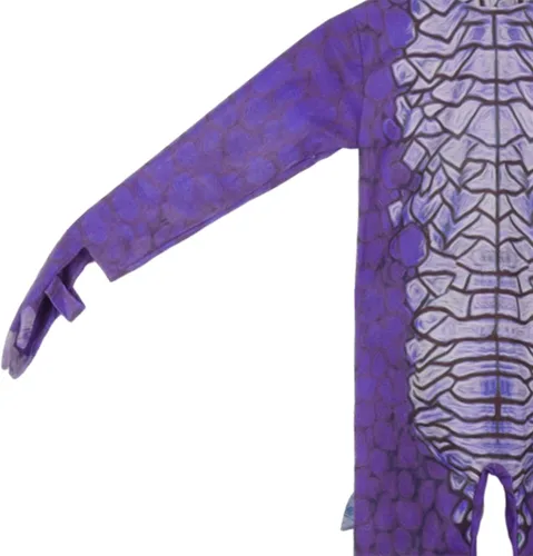 Vista 3 de Yiju Child Dragon Costume, Boys Dragon Wing, Tail and Mask Set for Halloween Dress Up Party Supplies, Purple XL 140cm