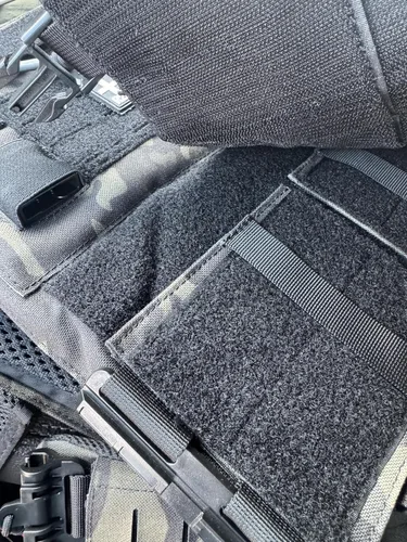 Vista 5 de Redemption Crusader 2.0 Chaleco Molle con Hebilla de Liberación Rápida para Airsoft con Lados de Tamaño Ajustable y Triple Bolsillo