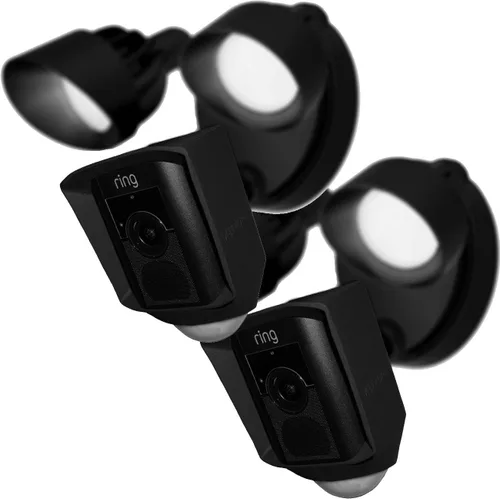 Vista 8 de Funda de silicona compatible con Ring Floodlight Cam Wired Plus, cámara de reflector, protección contra el deslumbramiento solar, los rayos UV