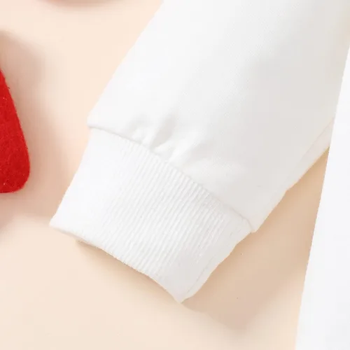 Vista 4 de Vestido blanco para bebé, traje de regreso a casa, trajes para bebé, niño, talla 3T, bata de mamá y swa de bebé