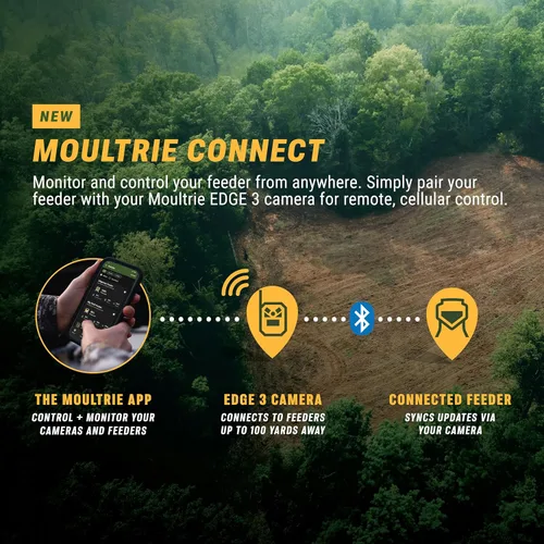 Vista 7 de Paquete Moultrie: Alimentador para venados estándar y cámara de seguimiento celular Moultrie Edge 3