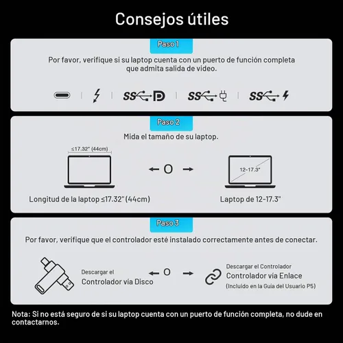 Vista 9 de KYY Extensor de pantalla para computadora portátil, aleación de monitor Negro