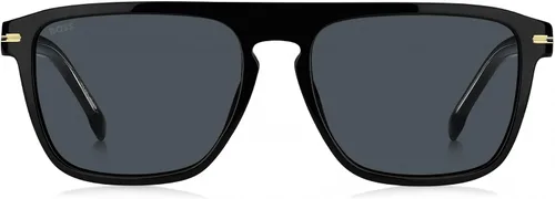 Vista 2 de Boss 1599/S NEGRO/AZUL 56/17/145 Gafas de sol para hombre
