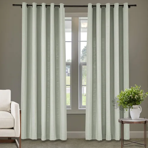 Vista 66 de Frelement Cortinas de lino de lino de bronce con ojales para interiores, tratamiento de ventanas para sala de estar, dormitorio, habitación