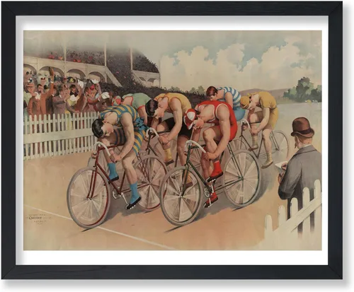 Vista 16 de Poster Master Póster vintage de Edward Penfield – Impresión de ilustración retro – Regalo para artistas, amigos – Equipos universitarios, remo Ivy