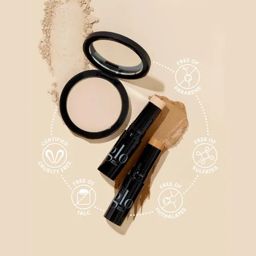 Vista 7 de Glo Skin Beauty Base líquida luminosa con SPF 18 (Alabastro) - Maquillaje mineral, mejora el tono desigual de la piel, suaviza y corrige