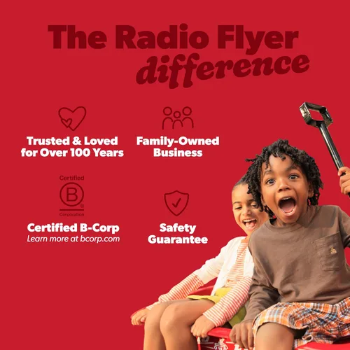 Vista 7 de Radio Flyer Bicicleta de equilibrio Steady Start, para niños de 1 a 3 años