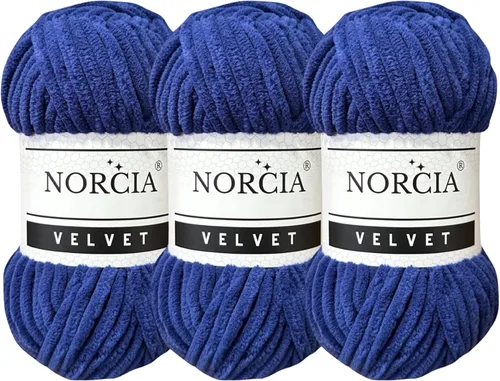 Vista 36 de Hilo de Terciopelo Suave Chenille para Ganchillo Super Voluminoso (100g-3.50oz) (68m-74.3 yds) Hilo para Manta de Bebé para Tejer Amigurumi Hilo