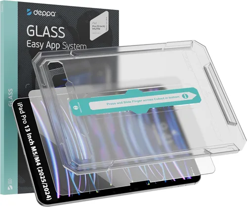 Vista 11 de Deppa Protector de pantalla para iPad Air de 11 pulgadas M4/M3/M2 (2026/2025/2024, 8ª/7ª/6ª generación) con kit de fácil instalación, compatible