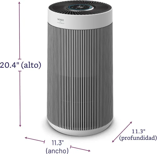 Vista 9 de WINIX T810 - Purificador de aire para habitación extra grande del hogar de hasta 1968 pies cuadrados en 1 hora con Wi-Fi inteligente, monitor