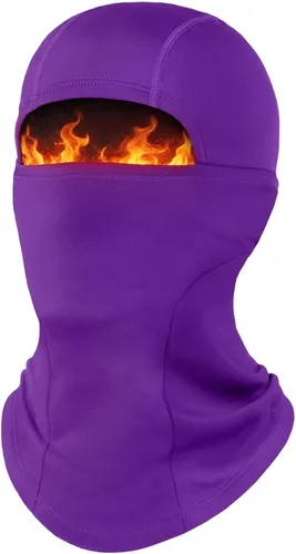 Vista 10 de Fuinloth Pasamontañas de Esquí Balaclava Pro, Pasamontañas a Prueba de Viento Térmico para Climas Fríos, Motocicleta para Hombres/Mujeres