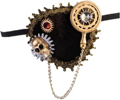Vista 3 de Forum Novelties Parche Steampunk, Como se muestra