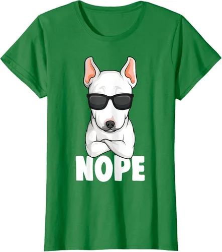 Vista 32 de Camiseta de perro Bull Terrier para niños y mujeres, Negro