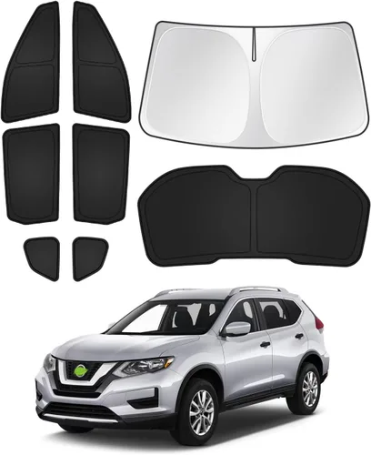 Vista 128 de Canvcle Parasol para parabrisas para Tesla modelo Y/3 2017-2025 2026 (compatible con modelos 2025 Y Juniper/2024 Modelo 3 Highland), parasol grueso