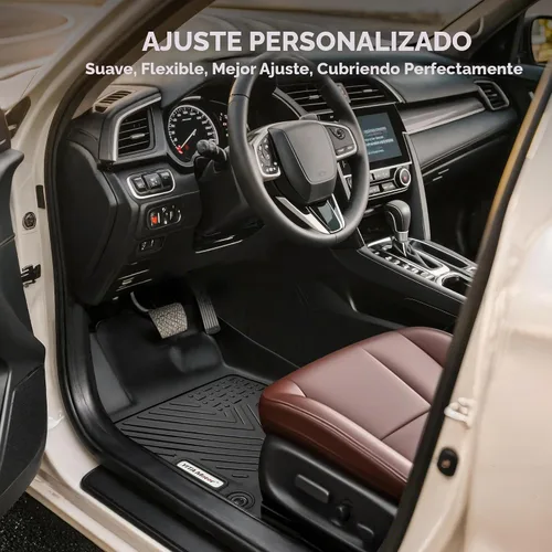 Vista 3 de YITAMOTOR Alfombrillas de Piso Compatibles con Dodge Ram 1500/2500/3500 Crew Cab 2013-2018, Ram 1500 Classic Crew Cab 2019-2024, 1ª y 2ª Fila