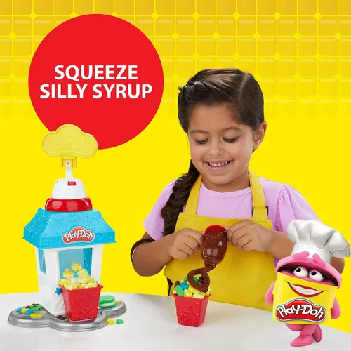 Vista 6 de Play-Doh Kitchen Creations - Juego de alimentos para fiesta de palomitas de maíz con 6 latas no tóxicas