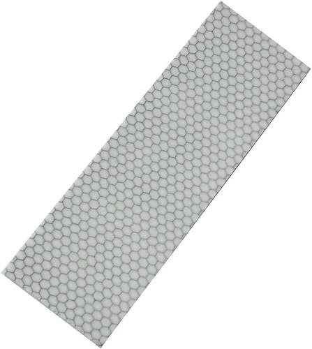 Vista 6 de RECHERE 1 unids cuchillo mango escala losas apretones C-Tek resina piel de serpiente patrón de panal cuchillos negros espada arma