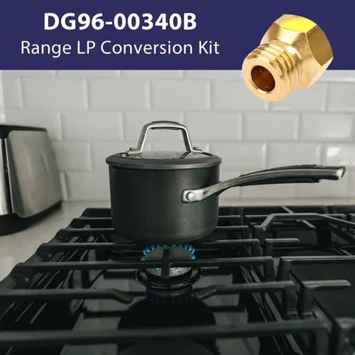 Vista 2 de DG96-00340B / DG69-00197A Kit de conversión de propano para estufa de gas compatible con cocina de gas Samsung, kit de conversión de gas a propano