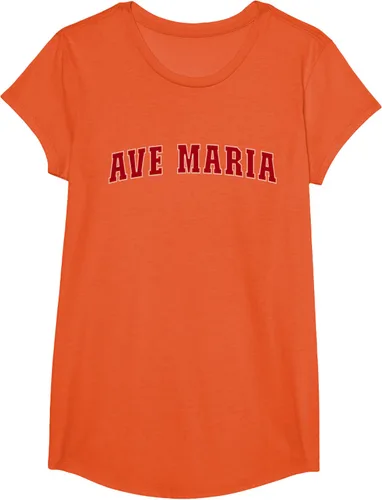 Vista 33 de Ave Maria FL Florida - Camiseta, Negro