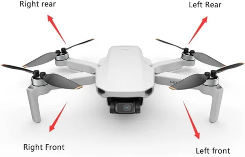 Vista 2 de Piezas de reparación Mini SE brazos de dron para DJI Mavic Mini SE reemplazos (parte trasera izquierda)